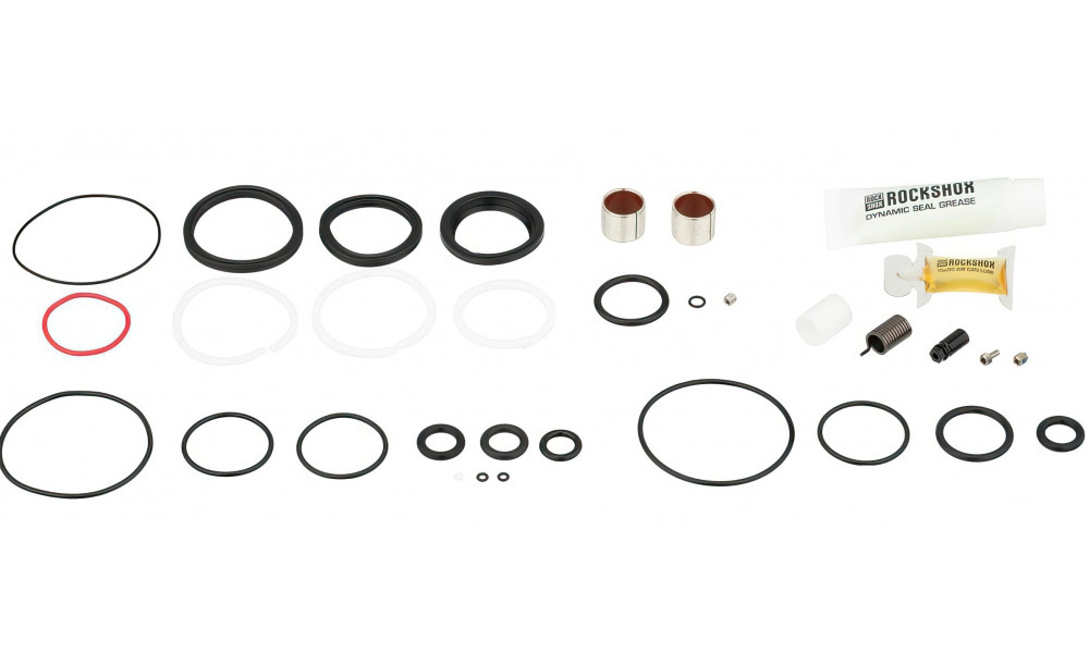 Galinio amortizatoriaus remonto komplektas Rockshox Deluxe/Deluxe Remote A1/B2 2017-2020/Deluxe NUDE B1+ 2019+ 200h (1 year) 