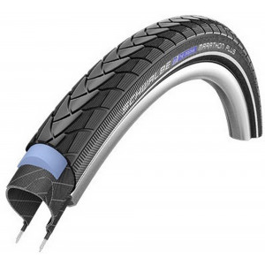 Padanga 20" Schwalbe Marathon Plus HS 348, Perf Wired 47-406 Black-Reflex