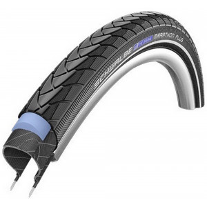 Padanga 26" Schwalbe Marathon Plus HS 348, Perf Wired 42-590 Black-Reflex