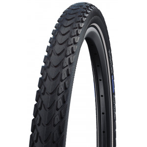 Padanga 28" Schwalbe Marathon Mondial HS 428, Perf Wired 42-622 / 28x1.60 Black-Reflex