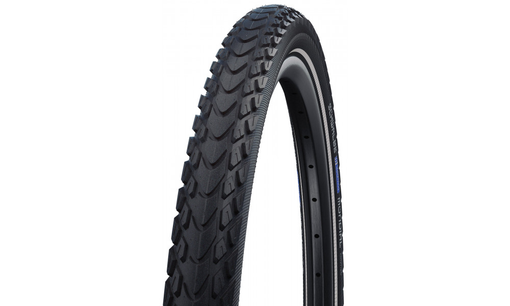 Padanga 28" Schwalbe Marathon Mondial HS 428 Perf Wired 42-622 / 28x1.60 Black-Reflex - 1