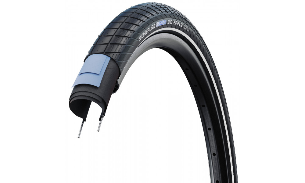 Padanga 16" Schwalbe Big Apple HS 430 Perf Wired 50-305 / 16x2.00 Addix Reflex - 3