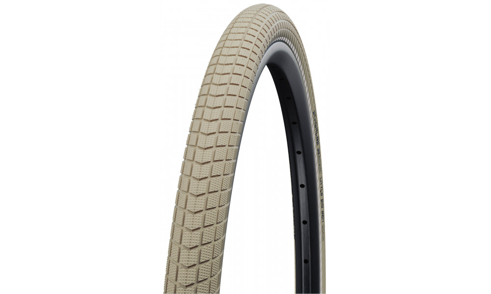 Padanga 28" Schwalbe Little Big Ben HS 439 Active Wired 40-622 / 28x1.50 Creme-Reflex - 1