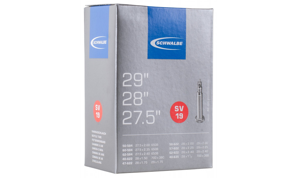 Kamera 27.5/28/29" Schwalbe SV19 (50/62-584 - 40/62-622) - 1