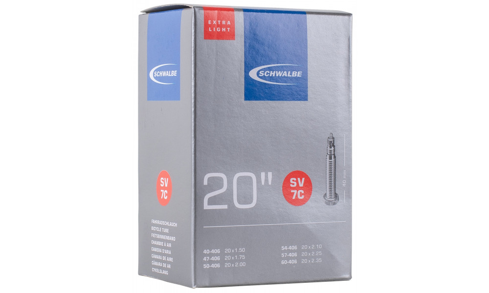Kamera 20" Schwalbe SV7C ExtraLight (40/60-406) - 1