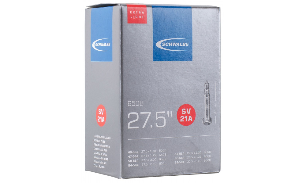 Kamera 27.5"/650B Schwalbe SV21A ExtraLight (40/62-584) - 1