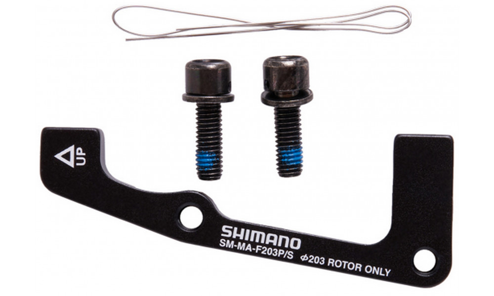 Priekinio diskinio stabdžio suporto adapteris Shimano SM-MA-F203P/S - 3