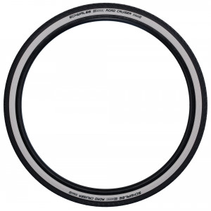 Padanga 28" Schwalbe Road Cruiser HS 484, Active Wired 42-622 / 28x1.60 Whitewall-Reflex