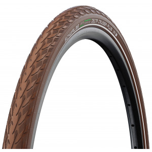 Padanga 28" Schwalbe Delta Cruiser Plus HS 431, Active Wired 37-622 / 28x1.40 Brown-Reflex