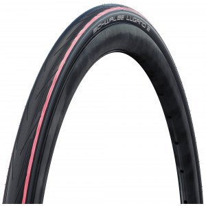 Padanga 28" Schwalbe Lugano II HS 471, Active Fold. 25-622 / 700x25C Red Stripes