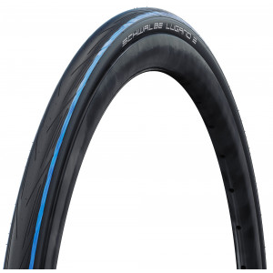Padanga 28" Schwalbe Lugano II HS 471, Active Wired 25-622 / 700x25C Blue Stripes