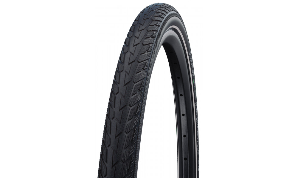 Padanga 20" Schwalbe Road Cruiser Plus HS 484 Active Wired 47-406 GreenCompound Reflex - 1
