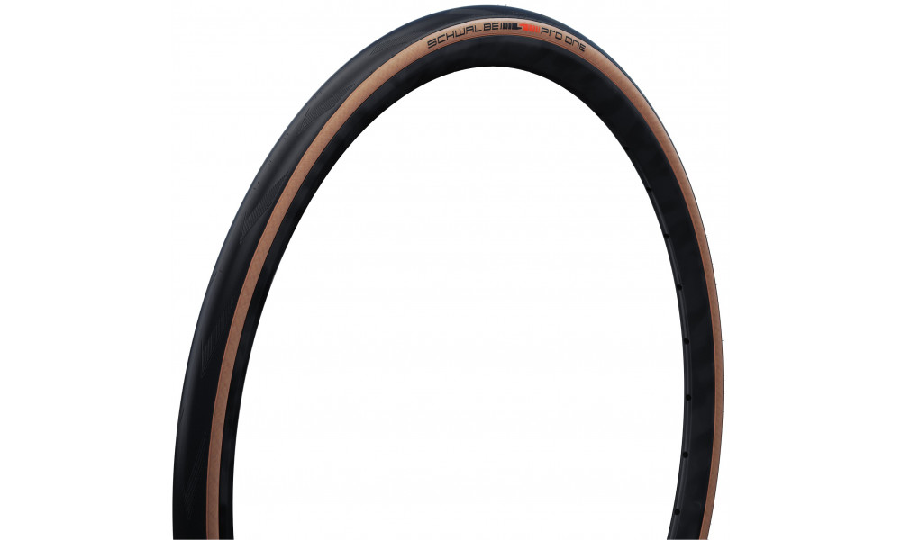 Padanga 28" Schwalbe Pro One Tubeless Easy HS 493 Evo Fold 34-622 / 28x1.30, 700x34C Super Race Addix Race Transparent - 1
