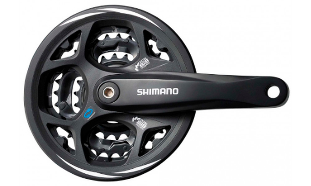 Priekinis žvaigždžių blokas Shimano ALTUS FC-M311-42T 170MM 7/8-speed black 