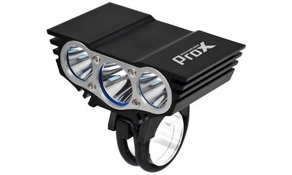 Priekinė lempa ProX Tripple Power 3xCREE black - 2