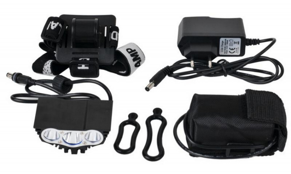 Priekinė lempa ProX Tripple Power 3xCREE black - 3