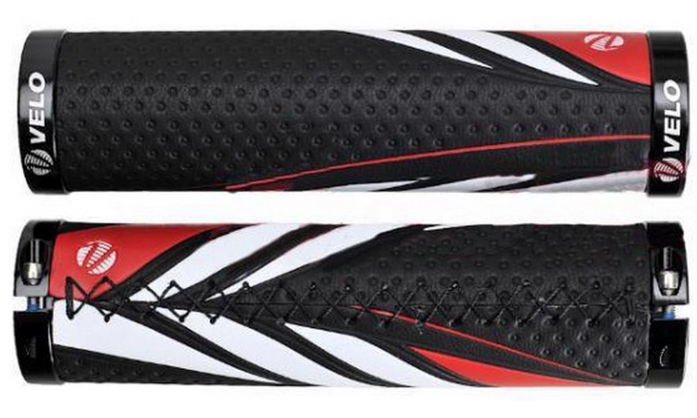 Vairo rankenėlės Velo ProX VLG-851AD3 130mm GEL Lock-on black-red - 1