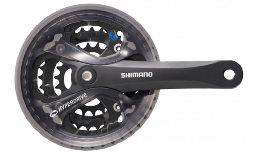 Priekinis žvaigždžių blokas Shimano ALTUS FC-M361-48T 175MM 7/8-speed black 