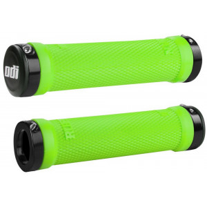 Vairo rankenėlės ODI Ruffian MTB Lock-On Bonus Pack Lime Greeen/Black