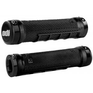 Vairo rankenėlės ODI Ruffian MX MTB Lock-On Bonus Pack Blacck/Black