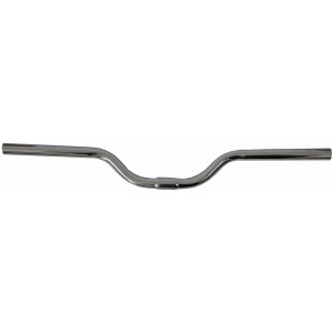 Vairas Azimut Trek steel 620x25.4mm išlenkimas 60mm silver