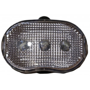 Priekinė lempa Azimut Oval 3LED su elementais