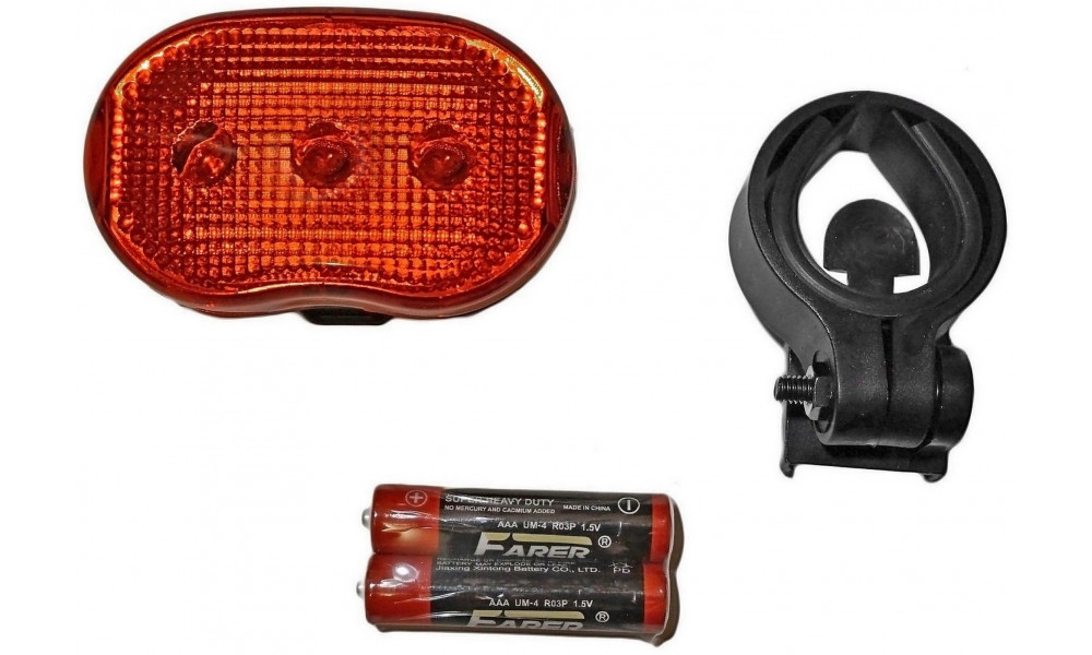 Galinė lempa Azimut Oval 3LED su elementais - 3