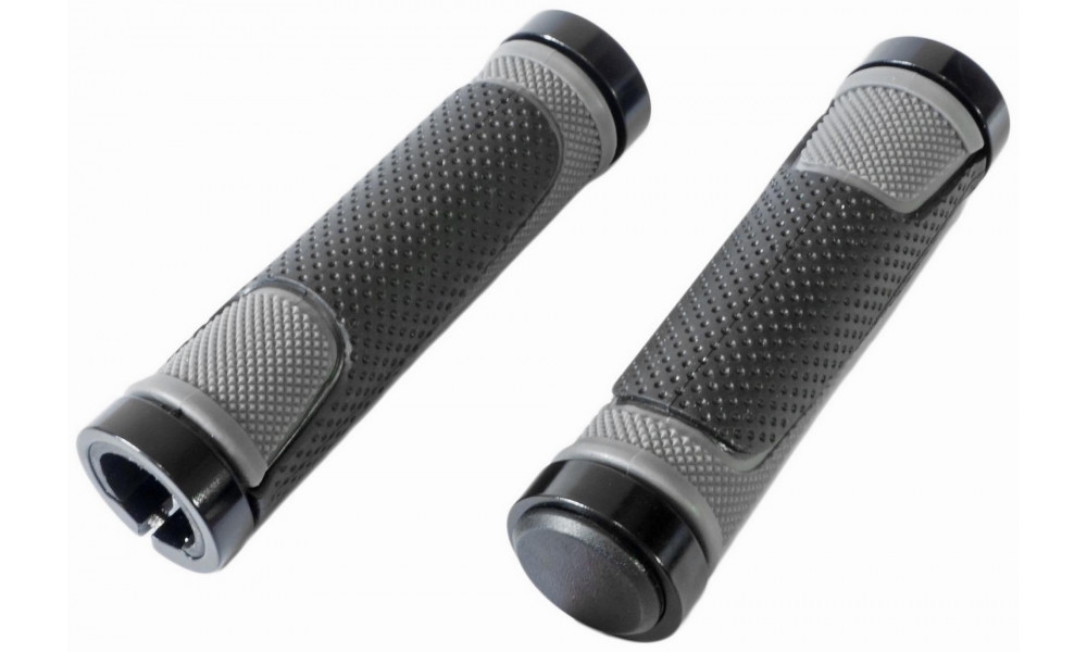 Vairo rankenėlės Azimut Dual Sport 2xLock 130mm black/grey (1002) - 1