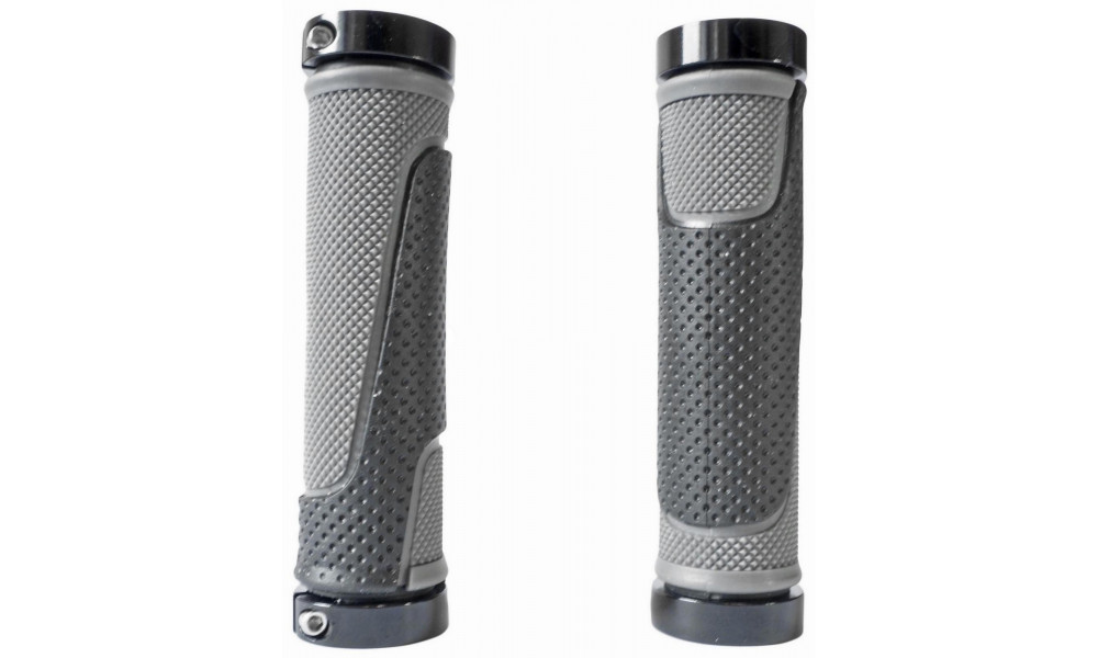 Vairo rankenėlės Azimut Dual Sport 2xLock 130mm black/grey (1002) - 3