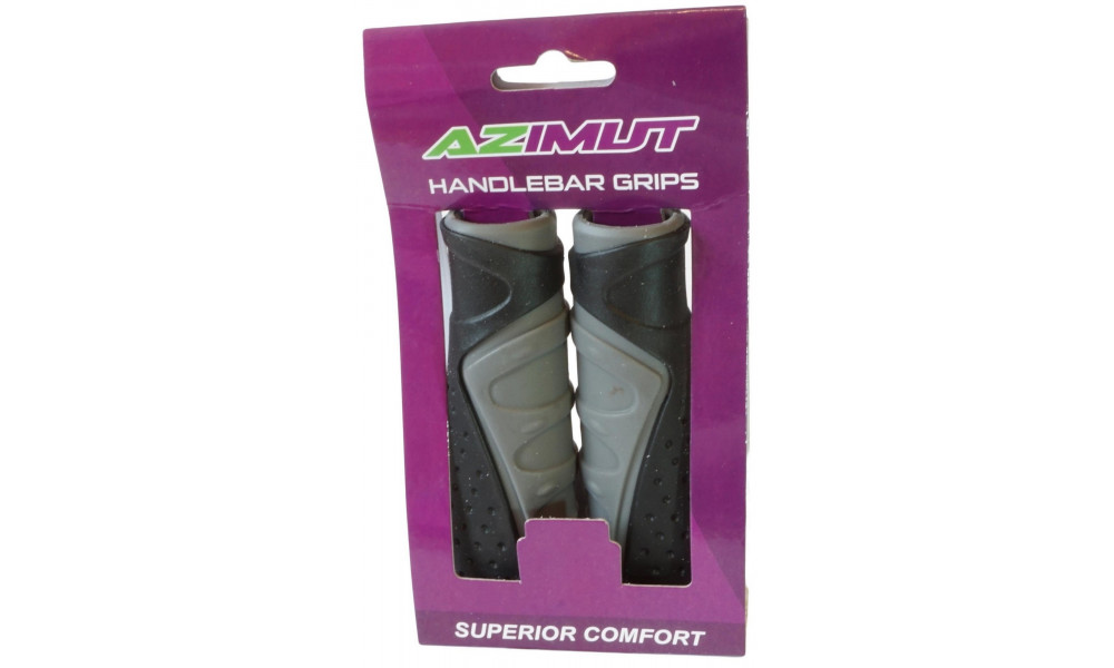 Vairo rankenėlės Azimut Wave Ergo Dual 135mm black/grey (1004) - 2