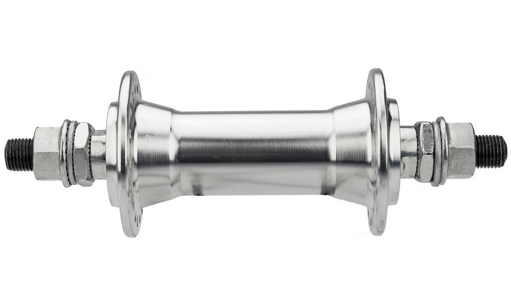 Priekinė įvorė/stebulė Azimut Alu 36H silver 