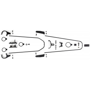 Skydelių komplektas 27.5-29" ACID MTB 60mm su laikikliais