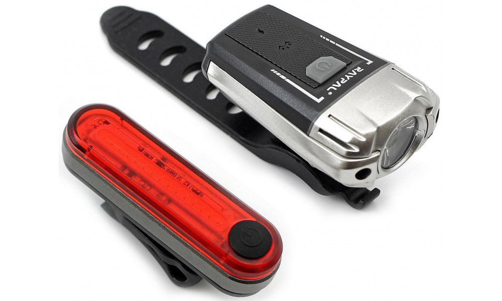 Apšvietimo komplektas Azimut Krypton 300lm + Sodium 120lm USB - 1