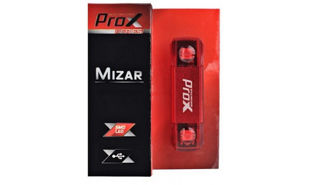 Galinė lempa ProX Mizar 2xSMD LED 30Lm USB - 2