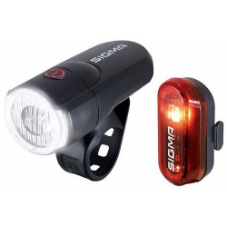 Apšvietimo komplektas Sigma AURA 30 + Curve K-Set battery (StVZO)