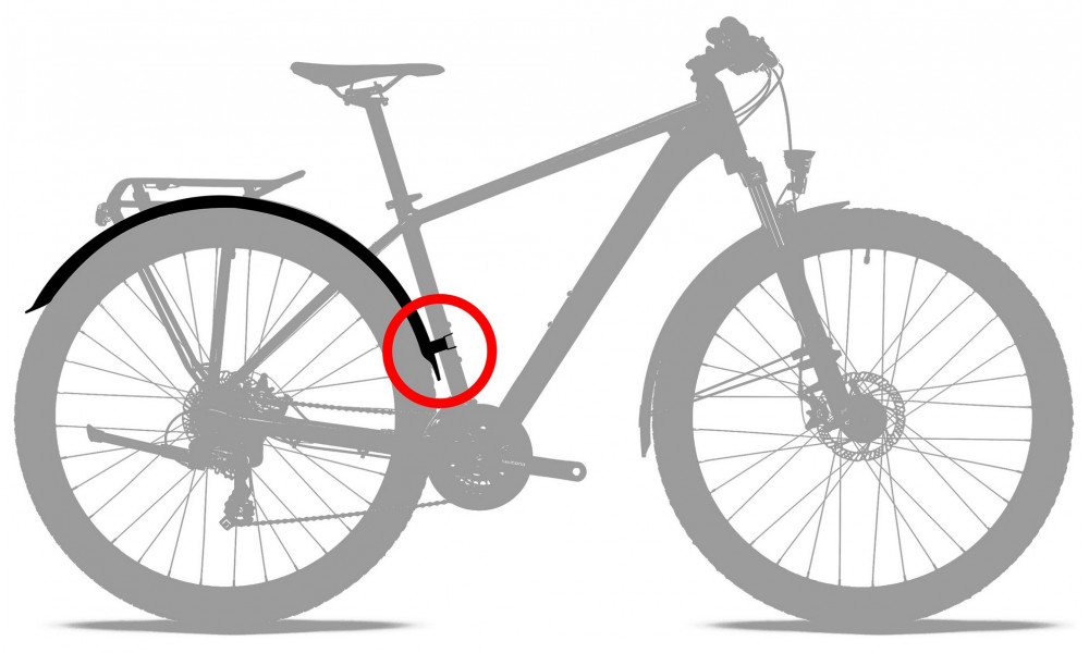 Skydelių komplektas 26" ACID 60 ST Mount 2.0 - 3