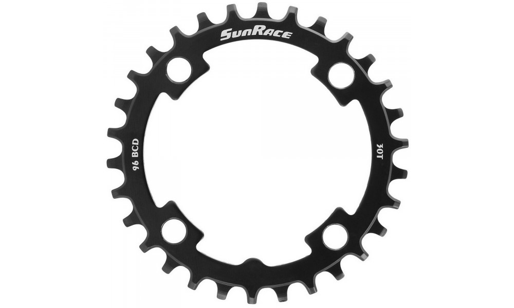 Priekinis dantratis SunRace CRMS00 Narrow-Wide Steel 96BCD 10/11/12-speed 30T 