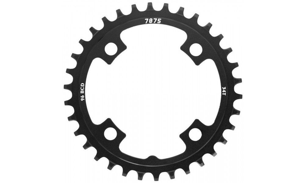 Priekinis dantratis SunRace CRMX00 Narrow-Wide Alu 96BCD 10/11/12-speed 34T 