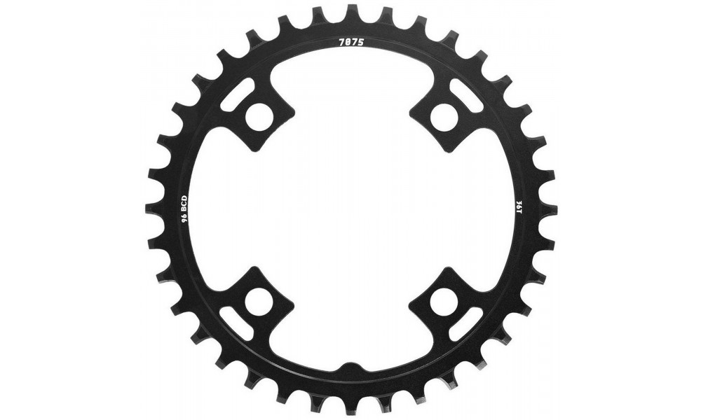 Priekinis dantratis SunRace CRMX00 Narrow-Wide Alu 96BCD 10/11/12-speed 36T 