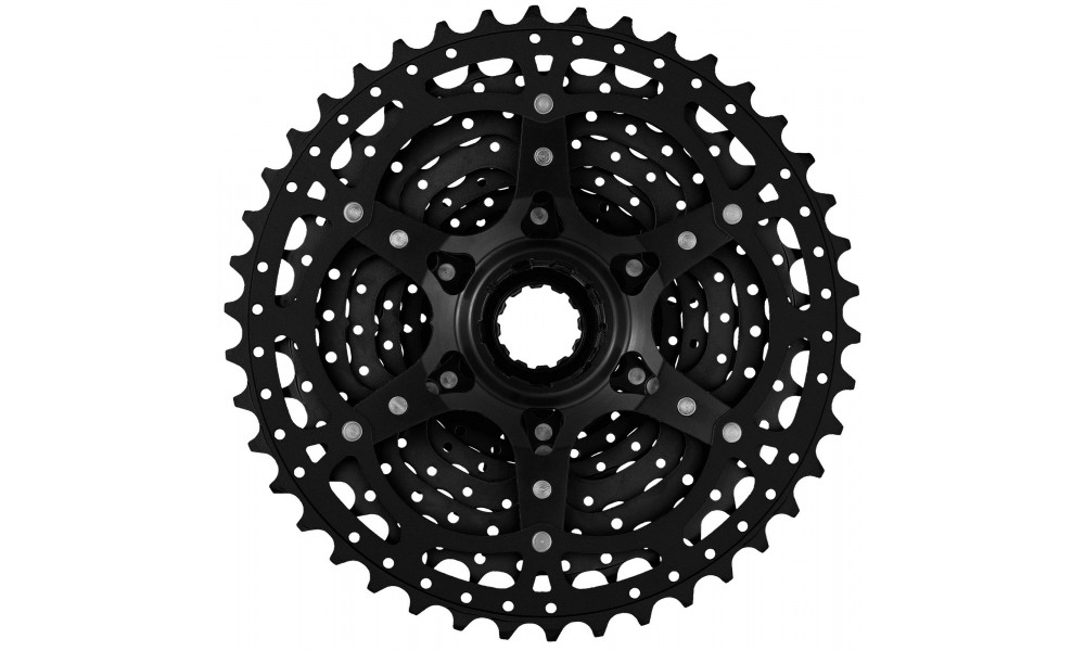 Galinis žvaigždžių blokas SunRace CSMS3 10-speed black - 2