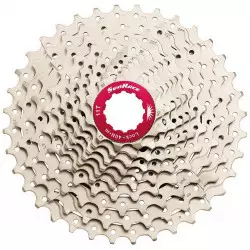 Galinis žvaigždžių blokas SunRace CSMX0 10-speed 11-36T metallic