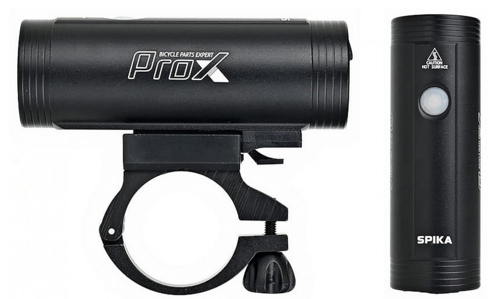 Apšvietimo komplektas ProX Spika 1100Lm + Zera S 80Lm USB - 3