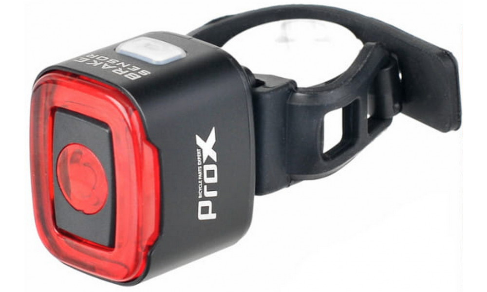Galinė lempa ProX Ara II COB-XPE 50Lm USB Brake sensor