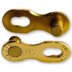 Grandinės sujungimas KMC MissingLink 11R Ti-N Gold (2 pcs.)