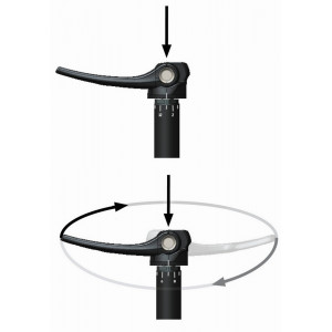 Priekinės įvorės ašis SRAM Maxle Ultimate MTB 15x100mm M15x1.5mm