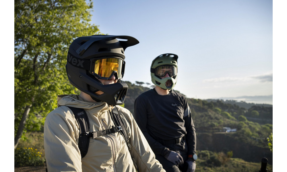 Akiniai Uvex gravity black matt / clear-clear - 6