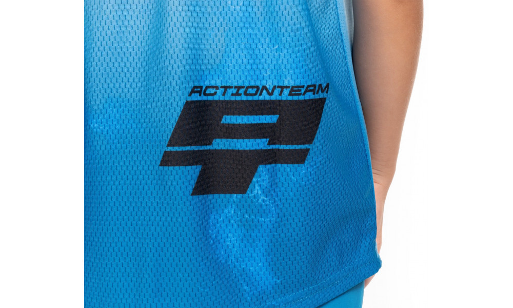 Dviratininko marškinėliai Cube MTB Rookie X Actionteam S/S black'n'blue - 6