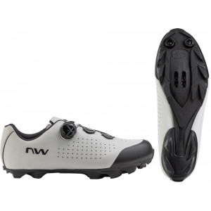 Dviratininko batai Northwave Scorpius Plus 4 MTB XC light grey-black