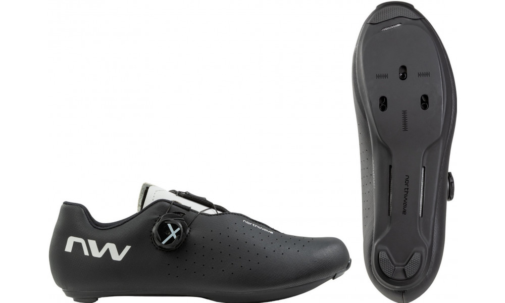 Dviratininko batai Northwave Sonic Plus Road black-light grey - 1