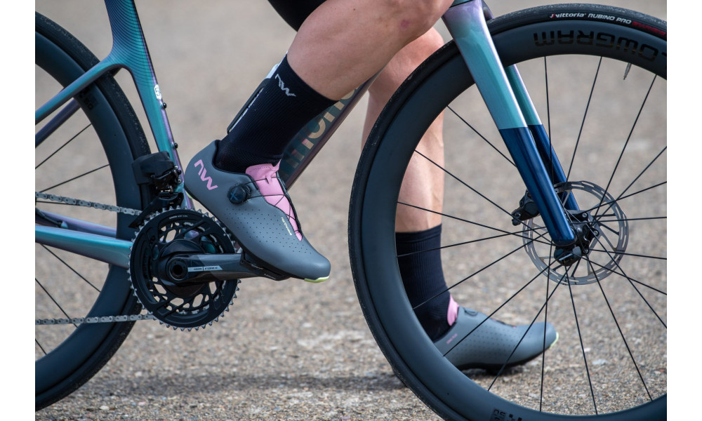 Dviratininko batai Northwave Sonic Plus Road dark grey-dusty malva - 2